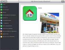 Tablet Screenshot of abcmedi.com
